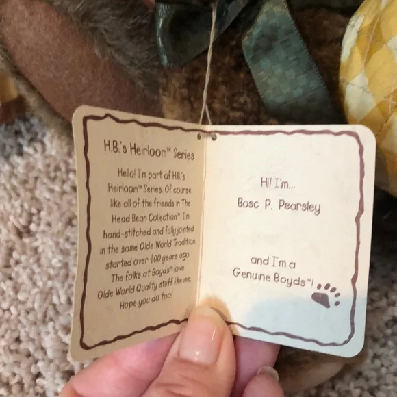 Yellow and Brown Boyd’s Teddy Bear Set with Hats - Picture 2 of 8